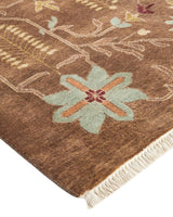 One-of-a-Kind Imported Hand-knotted Area Rug  - Brown, 12' 1" x 18' 0" - Modern Rug Importers
