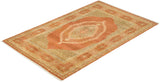 One-of-a-Kind Imported Hand-knotted Area Rug  - Brown, 4' 0" x 6' 1" - Modern Rug Importers