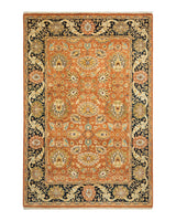 One-of-a-Kind Imported Hand-knotted Area Rug  - Brown, 4' 2" x 6' 1" - Modern Rug Importers