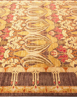 One-of-a-Kind Imported Hand-knotted Area Rug  - Brown, 5' 10" x 8' 0" - Modern Rug Importers