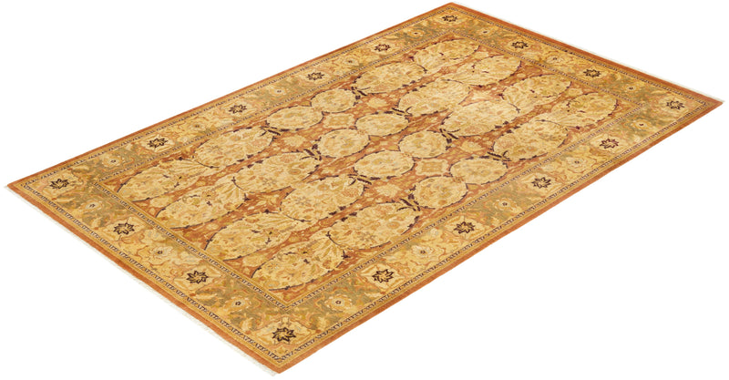 One-of-a-Kind Imported Hand-knotted Area Rug  - Brown, 5' 10" x 9' 6" - Modern Rug Importers