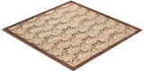One-of-a-Kind Imported Hand-knotted Area Rug  - Brown, 6' 0" x 6' 2" - Modern Rug Importers