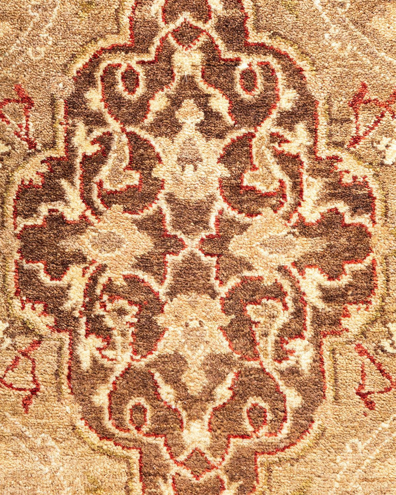 One-of-a-Kind Imported Hand-knotted Area Rug  - Brown, 6' 0" x 8' 7" - Modern Rug Importers