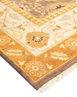 One-of-a-Kind Imported Hand-knotted Area Rug  - Brown, 6' 0" x 9' 1" - Modern Rug Importers