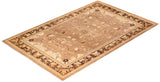 One-of-a-Kind Imported Hand-knotted Area Rug  - Brown, 6' 0" x 9' 3" - Modern Rug Importers