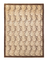 One-of-a-Kind Imported Hand-knotted Area Rug  - Brown, 6' 2" x 8' 4" - Modern Rug Importers