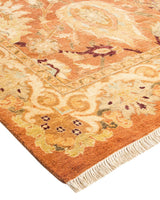One-of-a-Kind Imported Hand-knotted Area Rug  - Brown, 6' 2" x 9' 5" - Modern Rug Importers