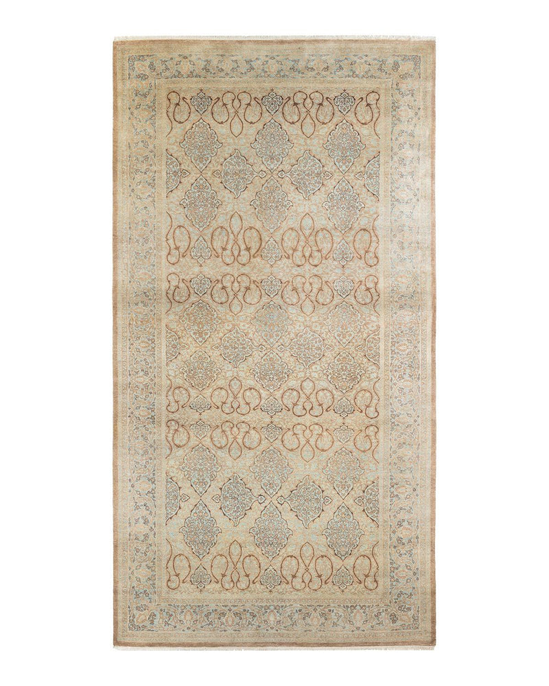 One-of-a-Kind Imported Hand-knotted Area Rug  - Brown, 6' 3" x 11' 8" - Modern Rug Importers