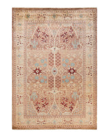 One-of-a-Kind Imported Hand-knotted Area Rug  - Brown, 6' 3" x 8' 10" - Modern Rug Importers