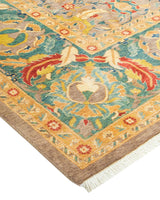 One-of-a-Kind Imported Hand-knotted Area Rug  - Brown, 6' 3" x 9' 5" - Modern Rug Importers
