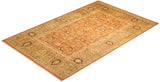 One-of-a-Kind Imported Hand-knotted Area Rug  - Brown, 6' 4" x 9' 7" - Modern Rug Importers