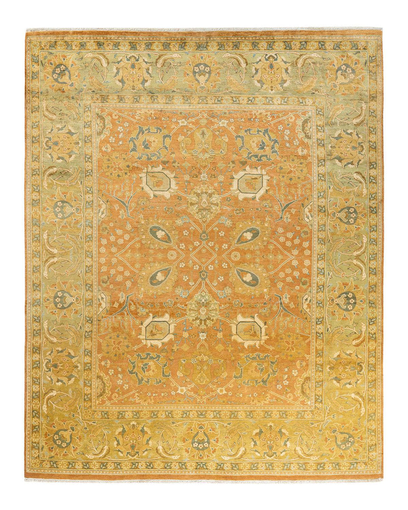One-of-a-Kind Imported Hand-knotted Area Rug  - Brown, 8' 0" x 10' 2" - Modern Rug Importers
