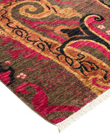 One-of-a-Kind Imported Hand-knotted Area Rug  - Brown, 8' 0" x 10' 4" - Modern Rug Importers