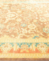 One-of-a-Kind Imported Hand-knotted Area Rug  - Brown, 8' 0" x 9' 3" - Modern Rug Importers