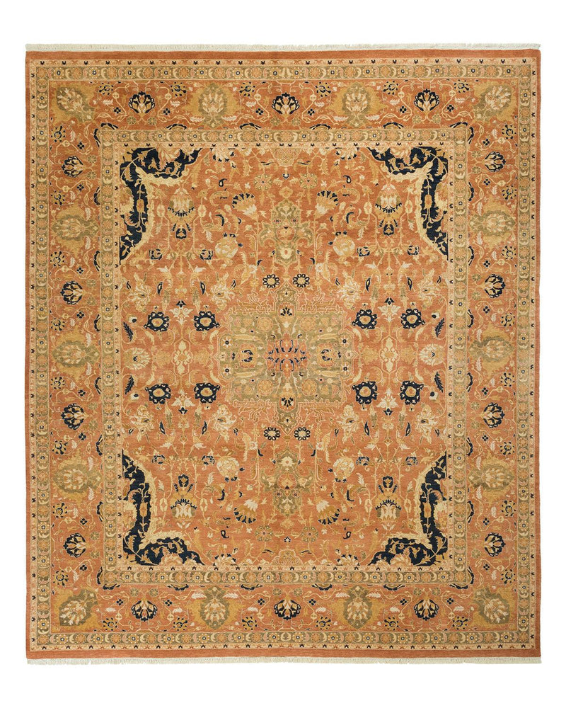 One-of-a-Kind Imported Hand-knotted Area Rug  - Brown, 8' 0" x 9' 6" - Modern Rug Importers