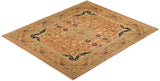 One-of-a-Kind Imported Hand-knotted Area Rug  - Brown, 8' 0" x 9' 6" - Modern Rug Importers