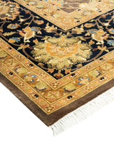 One-of-a-Kind Imported Hand-knotted Area Rug  - Brown, 8' 1" x 10' 0" - Modern Rug Importers