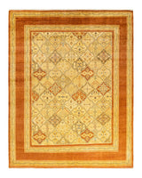 One-of-a-Kind Imported Hand-knotted Area Rug  - Brown, 8' 1" x 10' 1" - Modern Rug Importers
