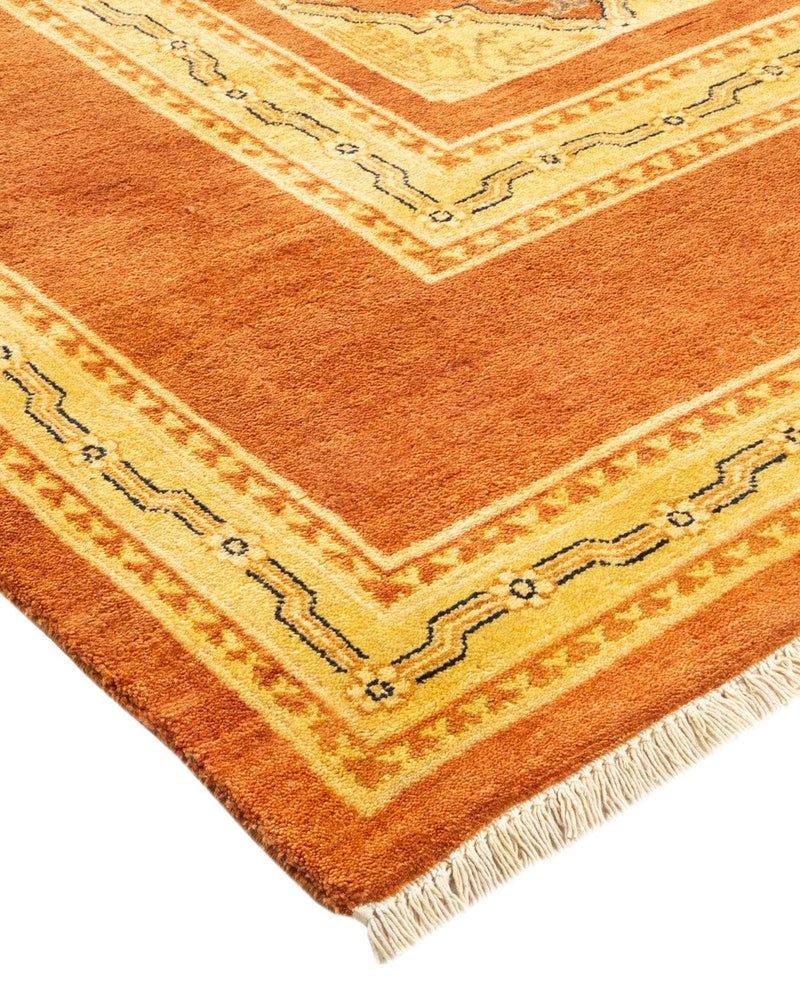 One-of-a-Kind Imported Hand-knotted Area Rug  - Brown, 8' 1" x 10' 1" - Modern Rug Importers