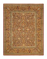 One-of-a-Kind Imported Hand-knotted Area Rug  - Brown,  8' 1" x 10' 3" - Modern Rug Importers