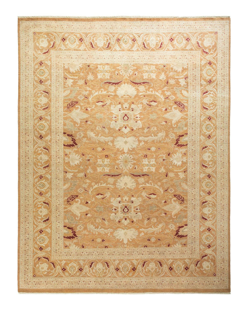 One-of-a-Kind Imported Hand-knotted Area Rug  - Brown, 8' 1" x 10' 6" - Modern Rug Importers