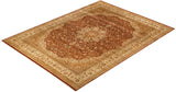 One-of-a-Kind Imported Hand-knotted Area Rug  - Brown,  8' 1" x 10' 7" - Modern Rug Importers
