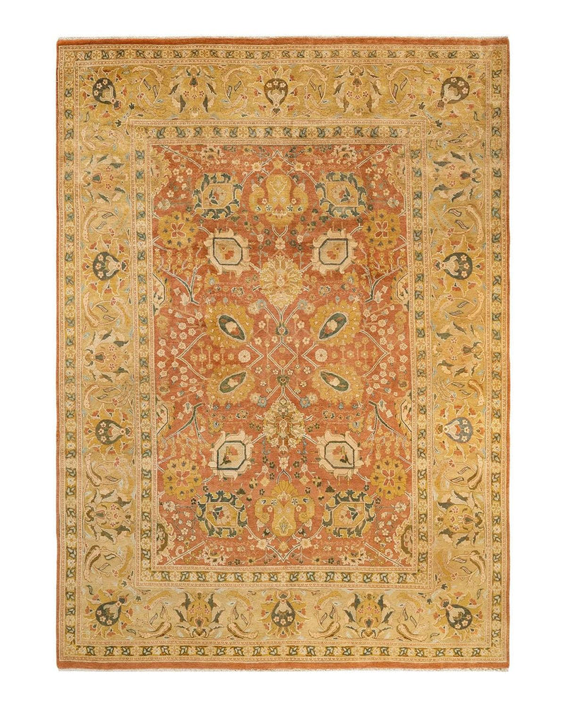 One-of-a-Kind Imported Hand-knotted Area Rug  - Brown, 8' 10" x 12' 5" - Modern Rug Importers