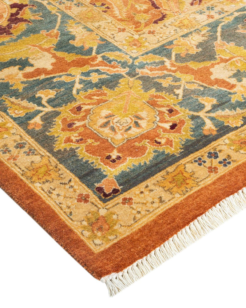One-of-a-Kind Imported Hand-Knotted Area Rug  - Brown, 8' 2" x 10' 3" - Modern Rug Importers