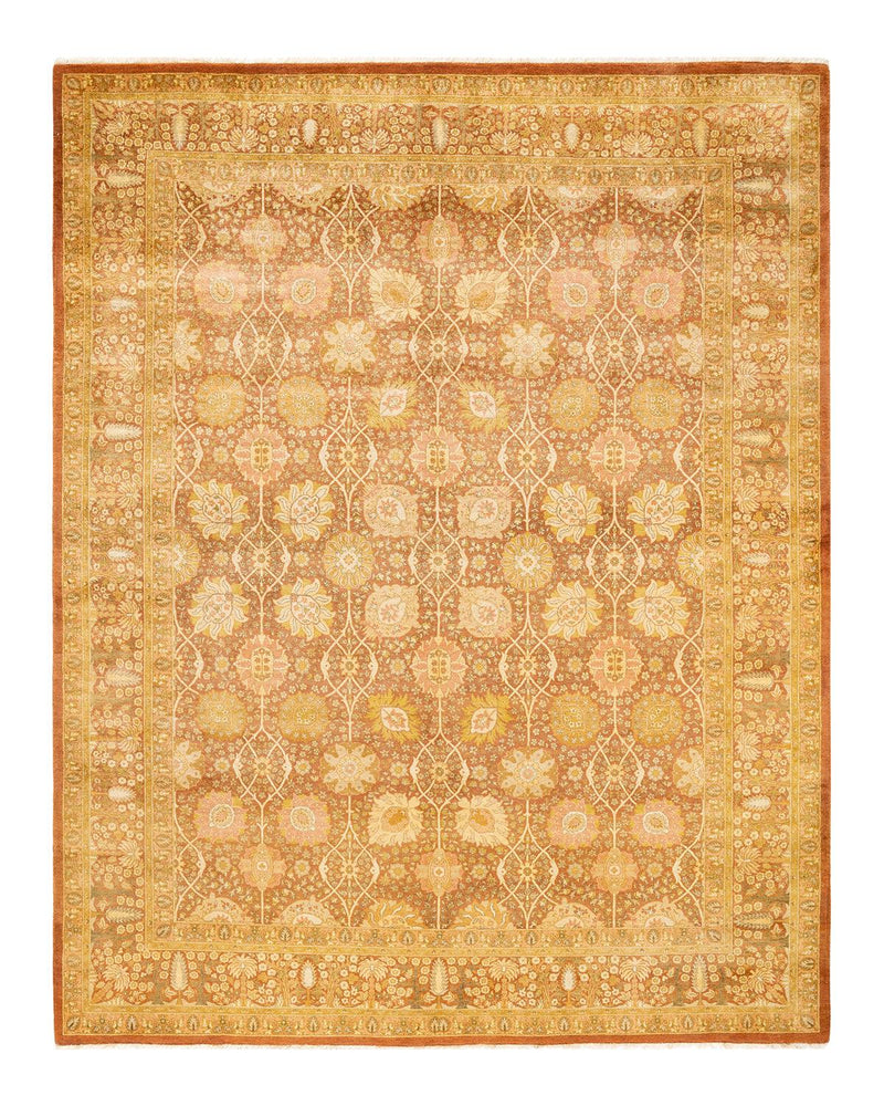 One-of-a-Kind Imported Hand-knotted Area Rug  - Brown,  8' 2" x 10' 4" - Modern Rug Importers