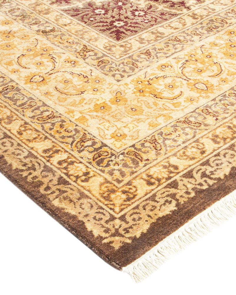 One-of-a-Kind Imported Hand-knotted Area Rug  - Brown,  8' 2" x 10' 5" - Modern Rug Importers