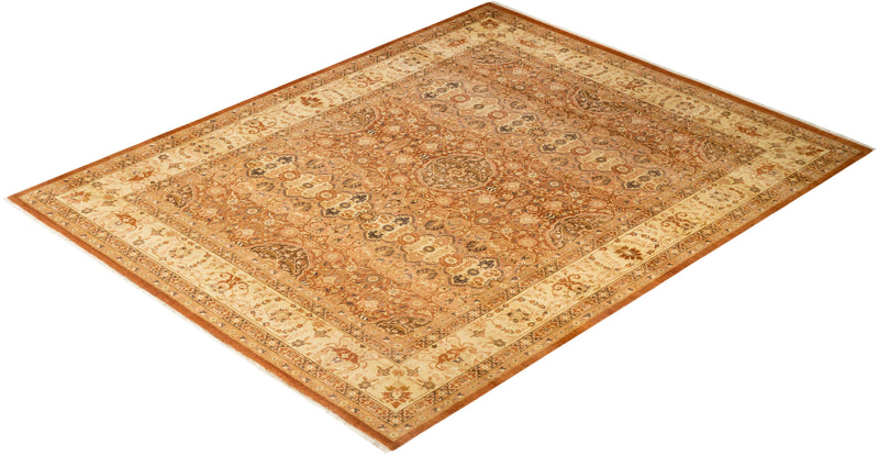 One-of-a-Kind Imported Hand-knotted Area Rug  - Brown,  8' 3" x 10' 3" - Modern Rug Importers