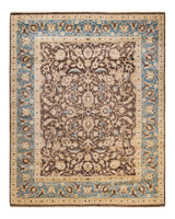One-of-a-Kind Imported Hand-knotted Area Rug  - Brown, 8' 3" x 10' 4" - Modern Rug Importers
