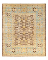 One-of-a-Kind Imported Hand-knotted Area Rug  - Brown, 8' 3" x 9' 10" - Modern Rug Importers