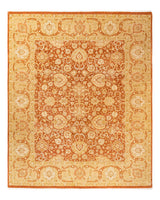 One-of-a-Kind Imported Hand-knotted Area Rug  - Brown, 8' 4" x 10' 1" - Modern Rug Importers