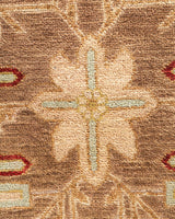 One-of-a-Kind Imported Hand-Knotted Area Rug  - Brown, 9' 0" x 11' 10" - Modern Rug Importers