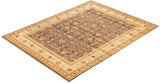 One-of-a-Kind Imported Hand-knotted Area Rug  - Brown, 9' 1" x 11' 9" - Modern Rug Importers