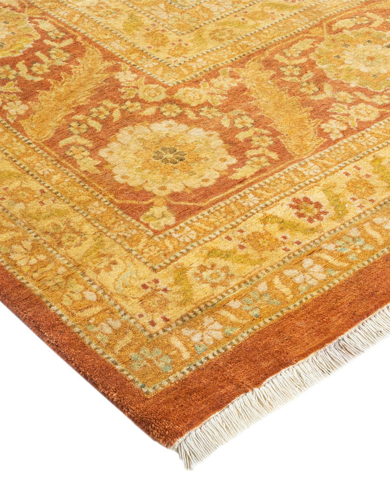 One-of-a-Kind Imported Hand-knotted Area Rug  - Brown, 9' 1" x 13' 1" - Modern Rug Importers
