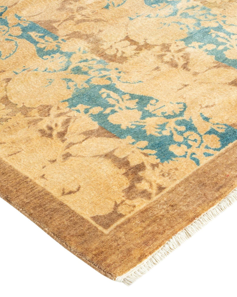 One-of-a-Kind Imported Hand-knotted Area Rug  - Brown, 9' 2" x 11' 10" - Modern Rug Importers