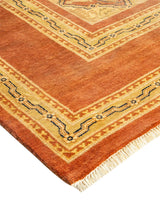 One-of-a-Kind Imported Hand-knotted Area Rug  - Brown, 9' 2" x 11' 7" - Modern Rug Importers