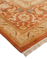 One-of-a-Kind Imported Hand-knotted Area Rug  - Brown, 9' 2" x 12' 4" - Modern Rug Importers