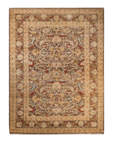 One-of-a-Kind Imported Hand-knotted Area Rug  - Brown, 9' 3" x 12' 1" - Modern Rug Importers
