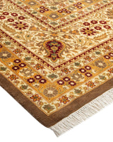 One-of-a-Kind Imported Hand-knotted Area Rug  - Brown, 9' 3" x 12' 7" - Modern Rug Importers