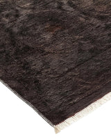 One-of-a-Kind Imported Hand-knotted Area Rug  - Dark Gray, 9' 1" x 10' 10" - Modern Rug Importers