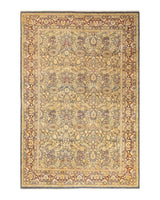 One-of-a-Kind Imported Hand-knotted Area Rug  - Gray, 6' 2" x 9' 1" - Modern Rug Importers