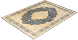 One-of-a-Kind Imported Hand-knotted Area Rug  - Gray,  8' 1" x 10' 8" - Modern Rug Importers