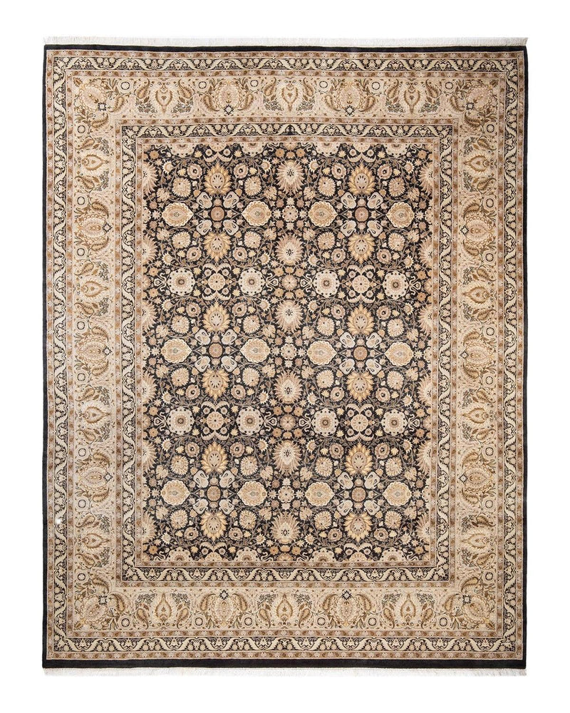 One-of-a-Kind Imported Hand-knotted Area Rug  - Gray, 8' 3" x 10' 7" - Modern Rug Importers