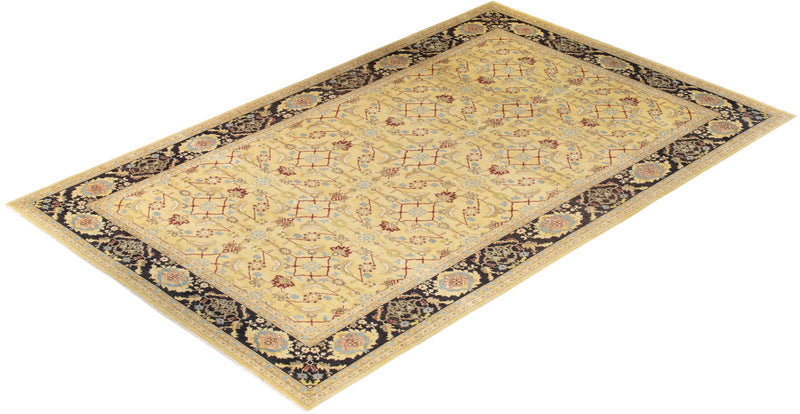 One-of-a-Kind Imported Hand-knotted Area Rug  - Green, 10' 0" x 16' 0" - Modern Rug Importers