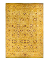 One-of-a-Kind Imported Hand-knotted Area Rug  - Green, 12' 5" x 18' 4" - Modern Rug Importers