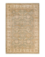 One-of-a-Kind Imported Hand-knotted Area Rug  - Green, 5' 10" x 8' 9" - Modern Rug Importers