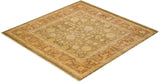 One-of-a-Kind Imported Hand-knotted Area Rug  - Green, 6' 2" x 6' 4" - Modern Rug Importers
